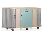 板式卷门柜 MFC Roller Shutter Door Cabinet