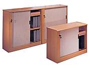 板式卷门柜 MFC Roller Shutter Door Cabinet