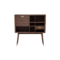 埃尔罗伊复古立式书柜 elroy retro upright credenza